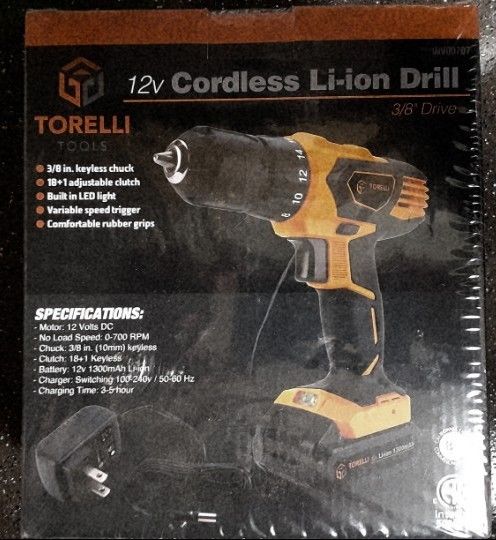 12v Cordless Drill (NIB)