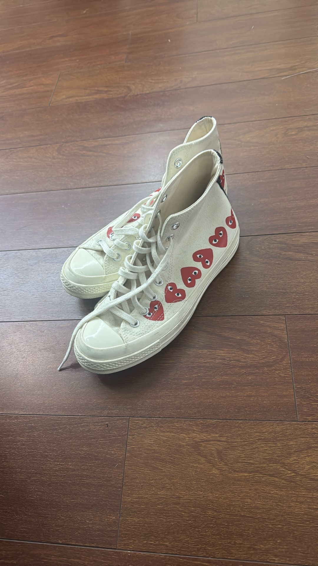 Comme des Garçons X Converse High Top Chuck Taylors