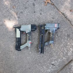 Staple Guns . Porter Cable Can Use Staples Up To 1.5 Inches Long. Senco Can Use Staples Up To 1" Long.