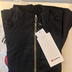 Lululemon Jacket, Gold Details 