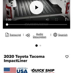 3rd Gen Tacoma Bed Impact Liner