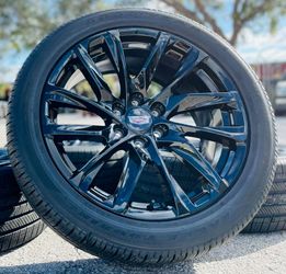24" CHROME RIMS WITH 3053524 TIRE INCLUDE INSTALL  BALANCE WE OFFER PAYMENT OPTION