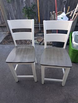 Wooden chairs