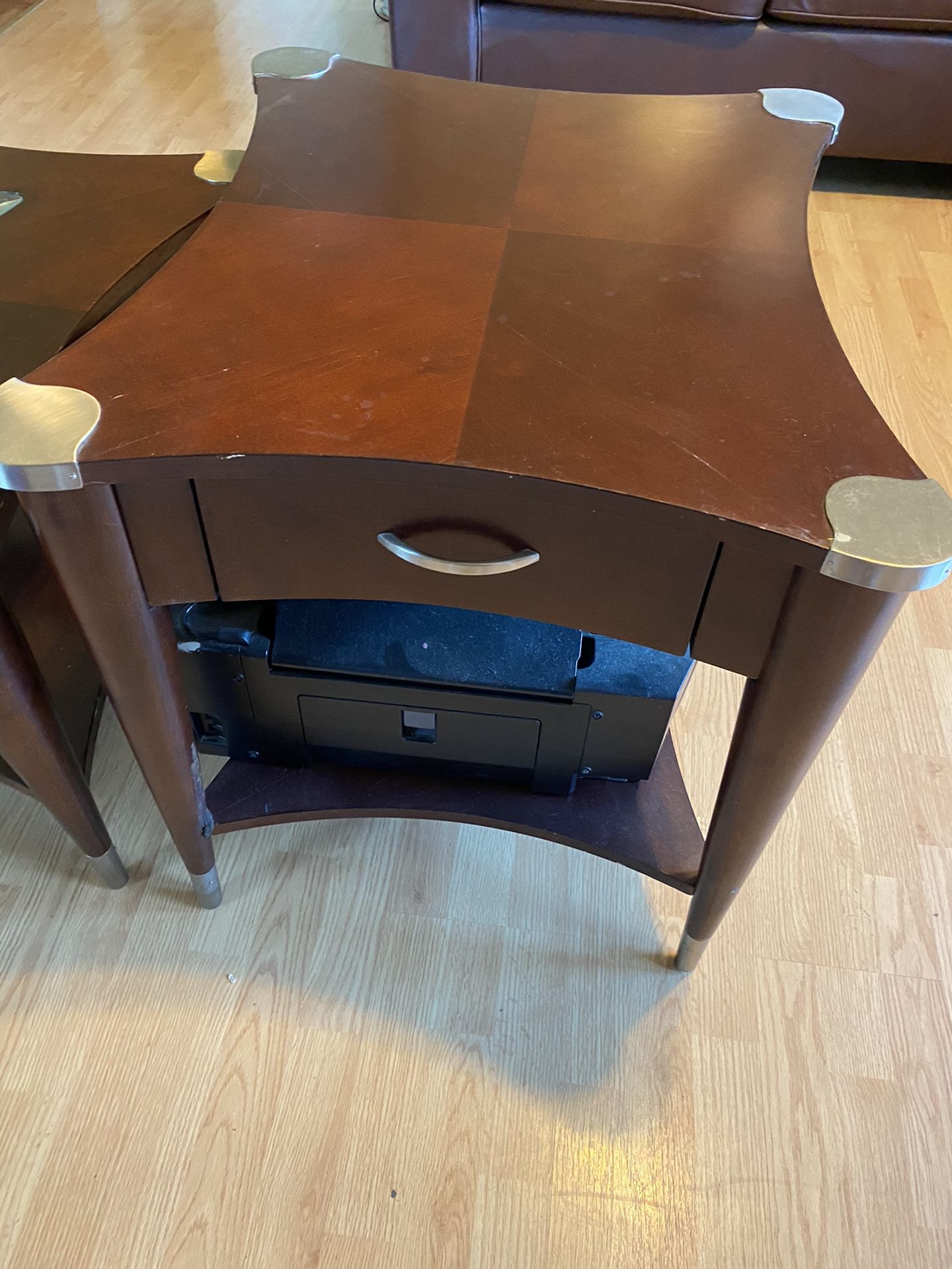 Coffee table and 2 side tables