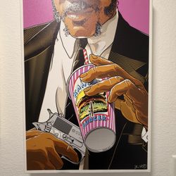 Printed Canvas Of Pulp Fiction Movie Scene