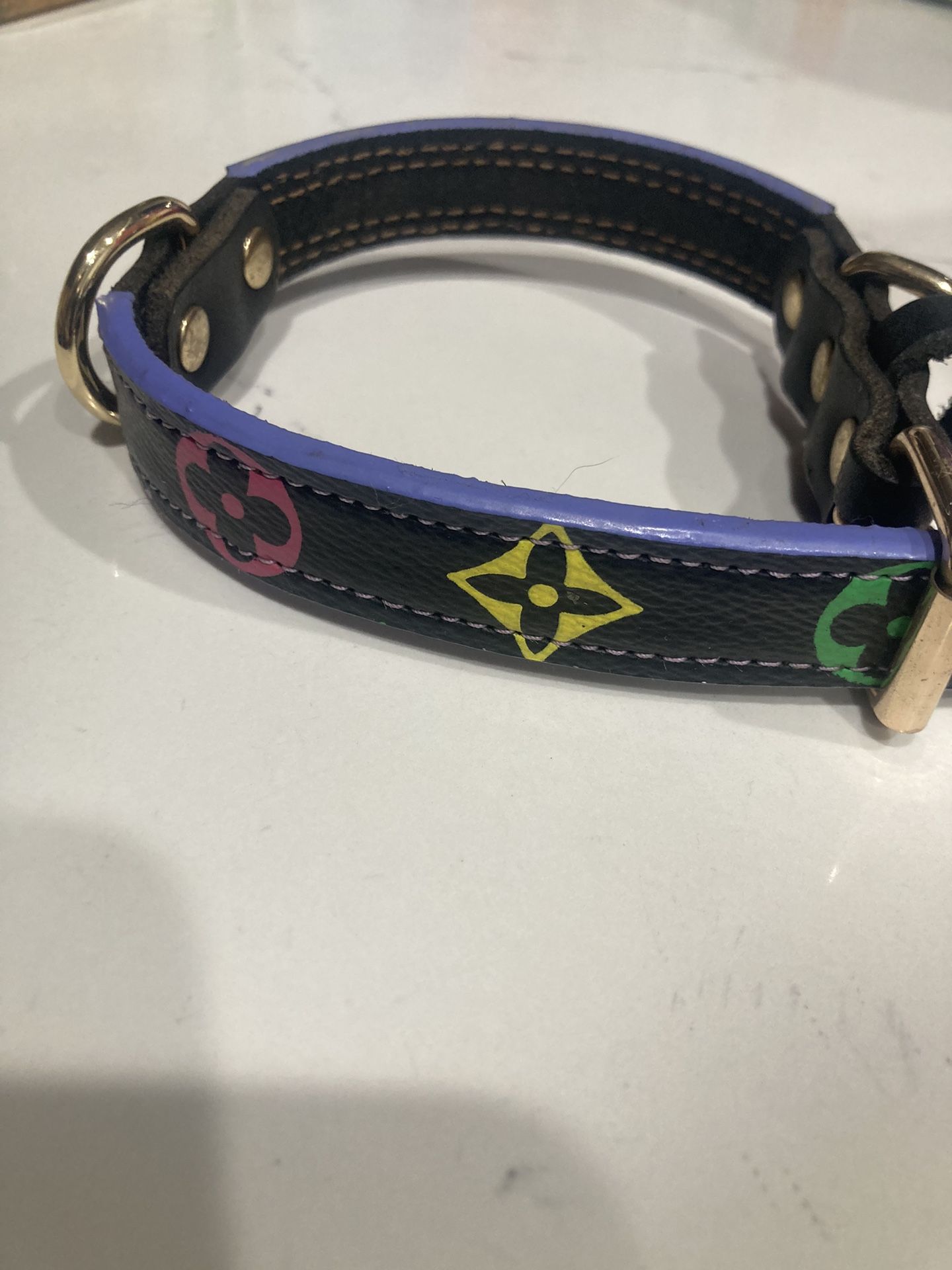 Louis Vuitton Dog Collar 