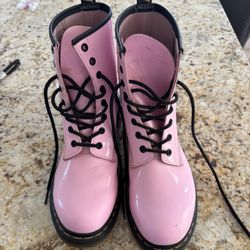 Pink Dr. Martens Boots Size 10