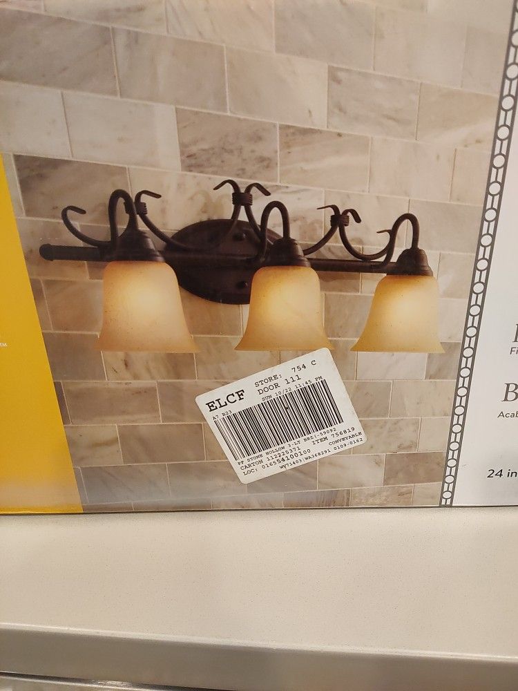 3 Light Vanity Bar Portfolio Stone Hollow