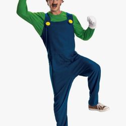 Disguise Unisex Luigi Costume, Official Super Mario Adult Unisex Costume and Accessories