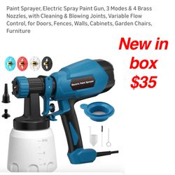 New in box paint sprayer $35 firm cash only pick up east Palmdale