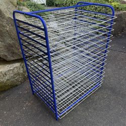 Metal Art Drying Rack – 16 Shelves – $40 (Originally $200!)