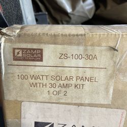 Zamp Solar Panel And Control