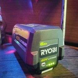Ryobi 6 Ah 40 Volt Lithium Battery 