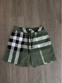 Burberry Check Swim Trunks