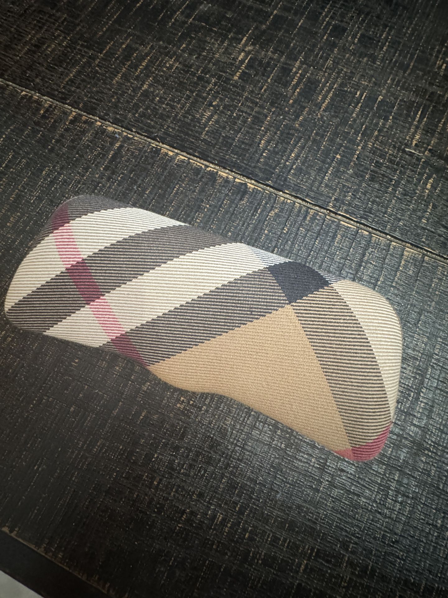 Burberry Black/tan Glasses Case