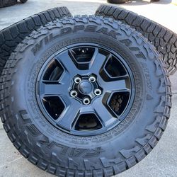 17” Jeep Gladiator Wrangler Rubicon Mojave Edition Wheels Rims Tires Rines 2023