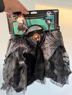 Jack Skellington Tutu and Headband Costume Kit for Tweens by Disguise – The Nightmare Before Chris