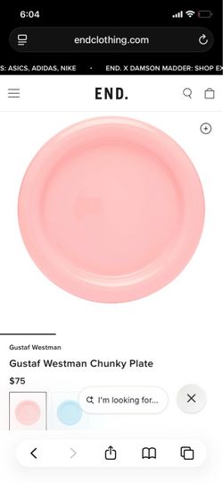 Gustaf Westman Chunky Plate Pink