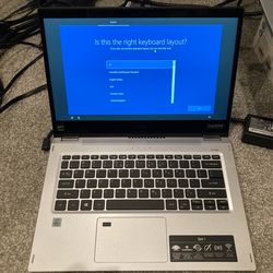 Acer Spin 3 14” Touchscreen Laptop, Intel i5-103G1, 8GB RAM, 256GB SSD, Windows 10 Home With Stylus Pen