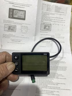 LCD S866 Ebike Display 24v to 60v New