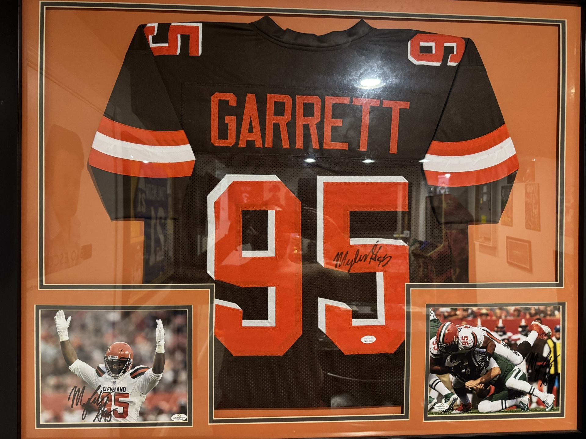 Myles Garrett Autograph