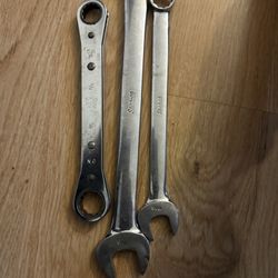 Snapon Wrenches Lot Of 3