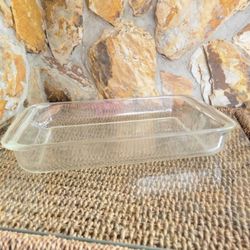 9 x 13 Anchor Hocking Clear Glass Baking Dish