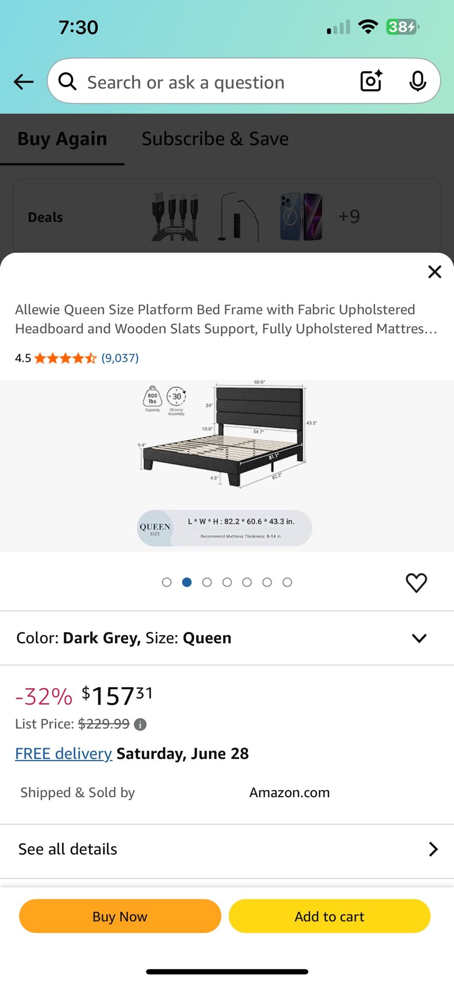 Full Size Bed Frame