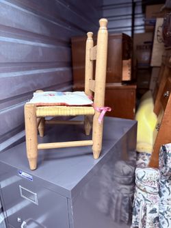 Ladder Back Children’s Chair With Ratan Seat.
