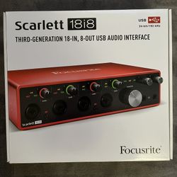 Focusrite Scarlett 18i8 3rd Generation
