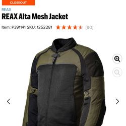 Reax Motorcycle Mesh Jacket 
