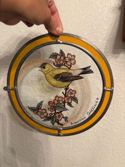 Hand painted glass