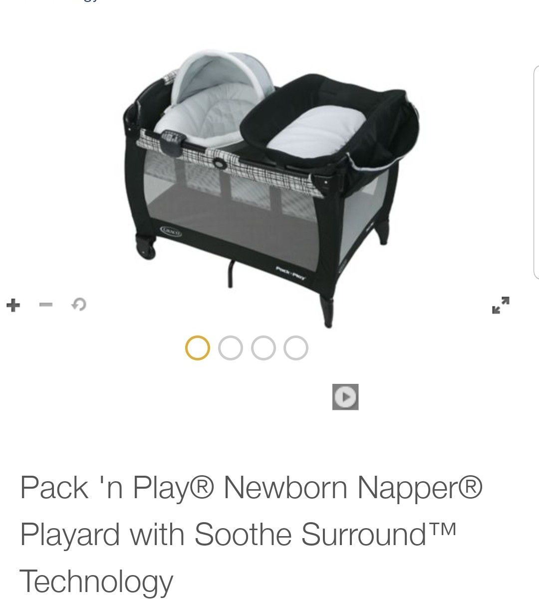 Graco pack n play newborn napper