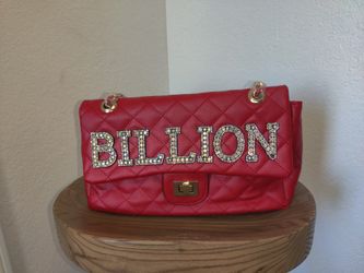 Billionaire Bling Red Purse