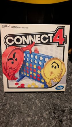 Brand-new, factory-sealed copy of this classic version of Connect 4