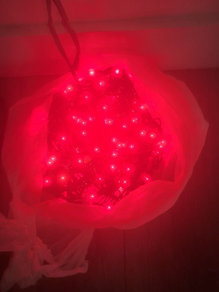 Free Red Christmas Lights