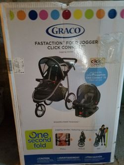 Graco fastaction jogger click connect store travel system
