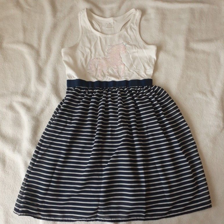 Girl's Unicorn Dress Size Medium 7/8