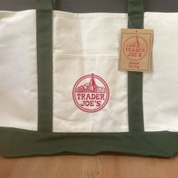 Large Trader Joes Reusable Tote Bag