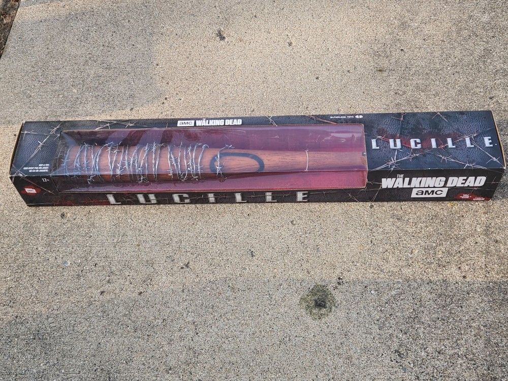 Walking Dead Lucille replica bat, McFarland Toys