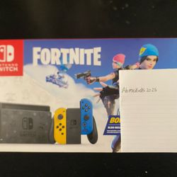 Nintendo Switch Fortnite Wildcat Bundle-console 