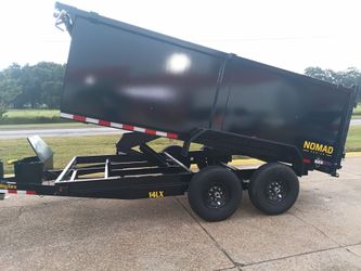 Nearly brand new dump trailer