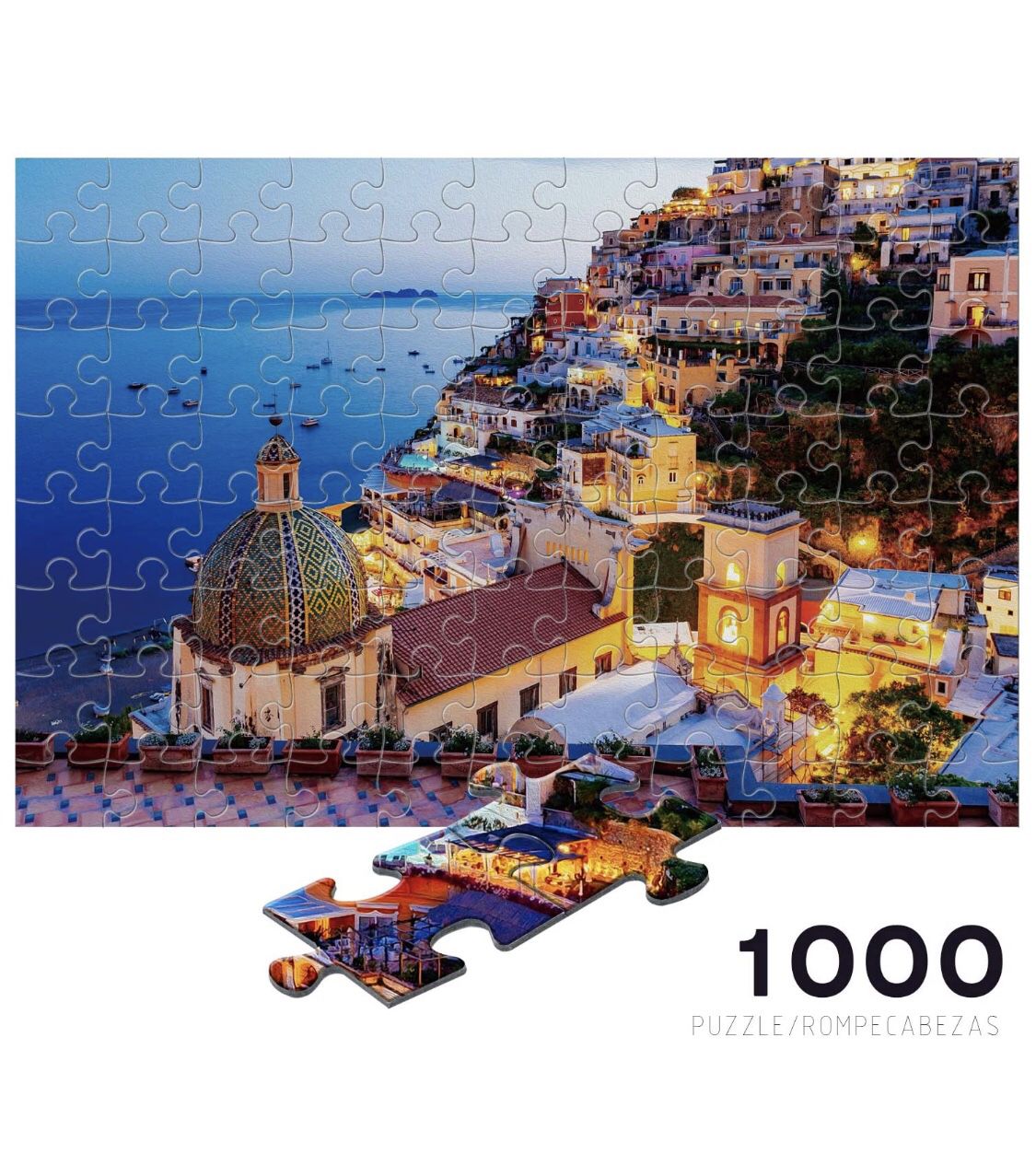 Brand new! Jigsaw Puzzles 1000 Pieces-Amalfi Coast Large Puzzle 1000 Toys-Intellectual Educational Games for Adults Teens Kids Children