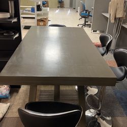 Counter Height Dining Table And 4 Bar Stool