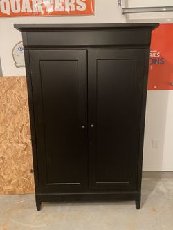 Black armoire