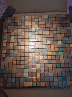 12in x 12in mosaic peel and stick tiles