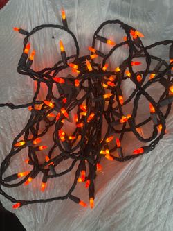 Halloween Orange Lights