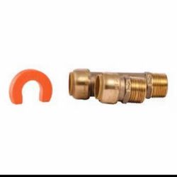Brass Push-to-Connect Male Pipe Fitting