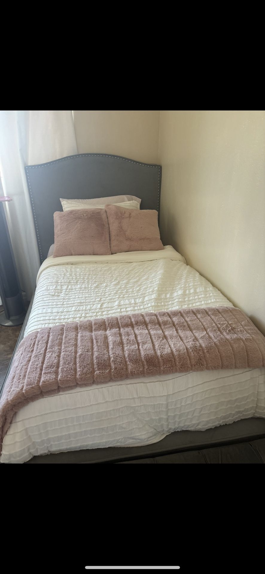 Twin Gray Bed