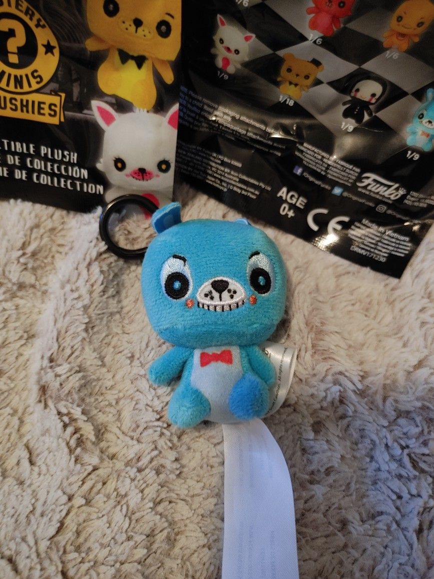 FNAF Bonnie Backpack Clip On Plushie